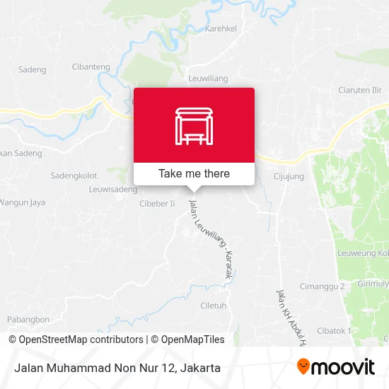 Jalan Muhammad Non Nur 12 map
