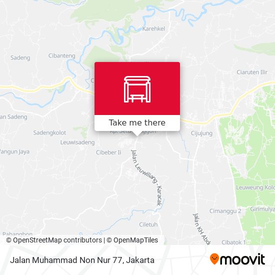 Jalan Muhammad Non Nur 77 map