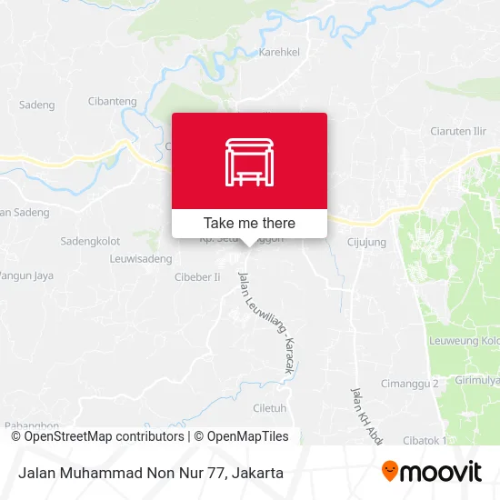 Jalan Muhammad Non Nur 77 map