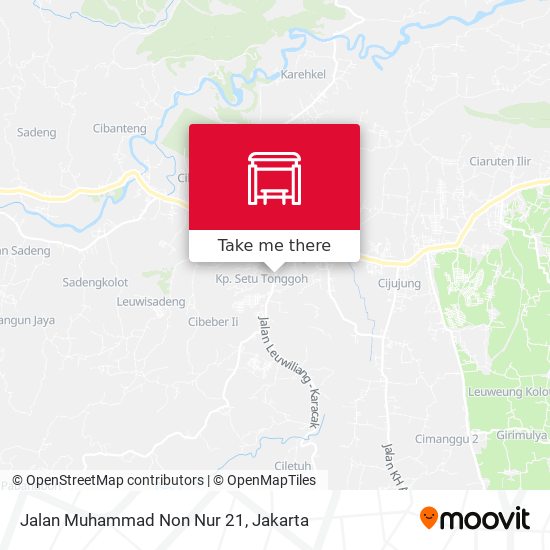 Jalan Muhammad Non Nur 21 map