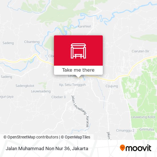 Jalan Muhammad Non Nur 36 map