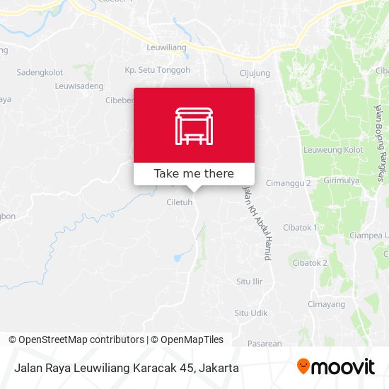 Jalan Raya Leuwiliang Karacak 45 map