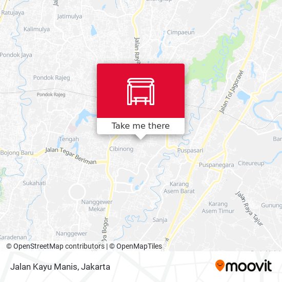 Jalan Kayu Manis map