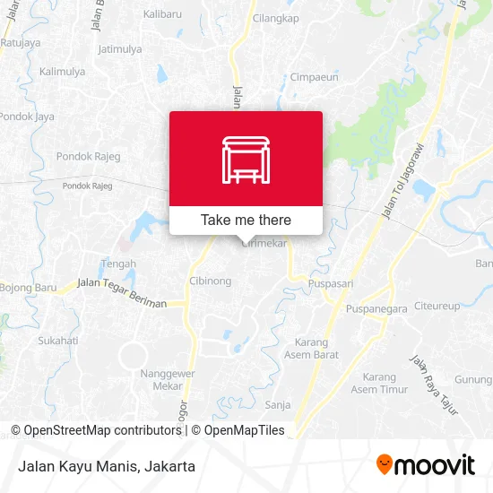 Jalan Kayu Manis map