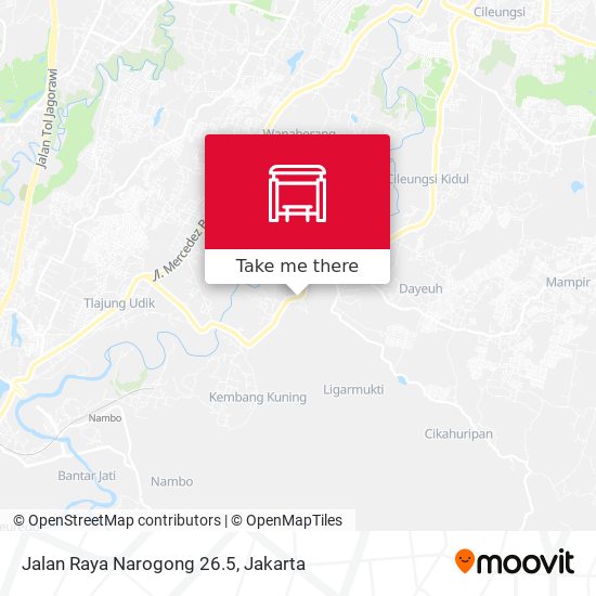 Jalan Raya Narogong 26.5 map
