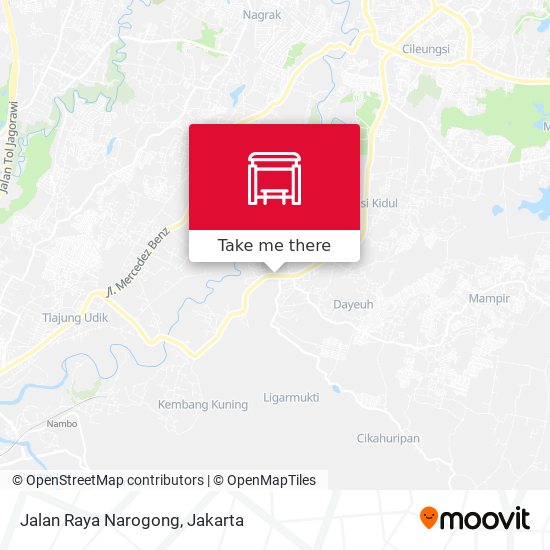 Jalan Raya Narogong map