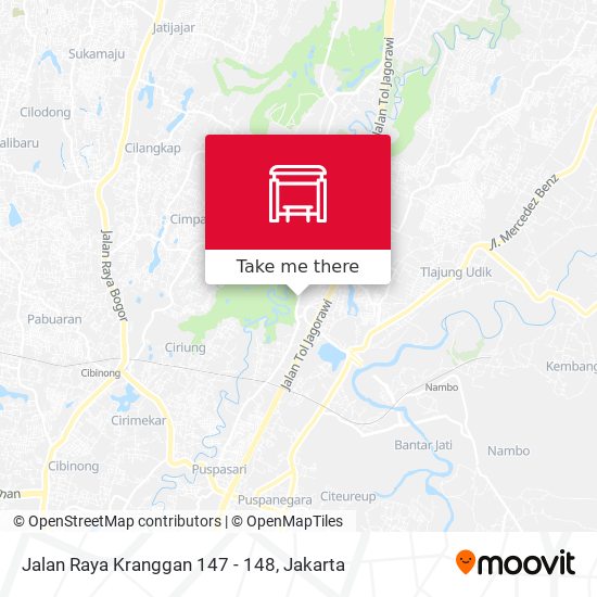 Jalan Raya Kranggan 147 - 148 map