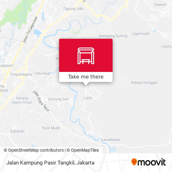 Jalan Kampung Pasir Tangkil map