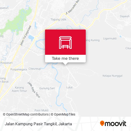 Jalan Kampung Pasir Tangkil map