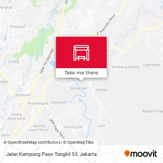 Jalan Kampung Pasir Tangkil 53 map