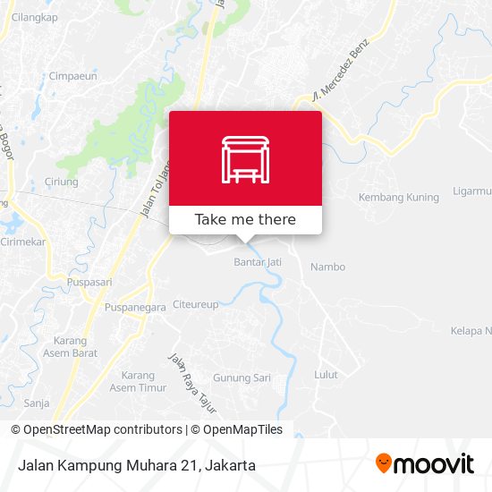 Jalan Kampung Muhara 21 map