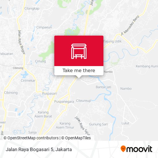 Jalan Raya Bogasari 5 map