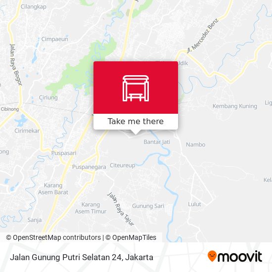 Jalan Gunung Putri Selatan 24 map