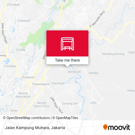 Jalan Kampung Muhara map