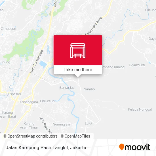 Jalan Kampung Pasir Tangkil map