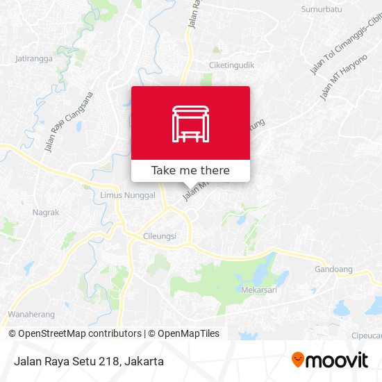 Jalan Raya Setu 218 map