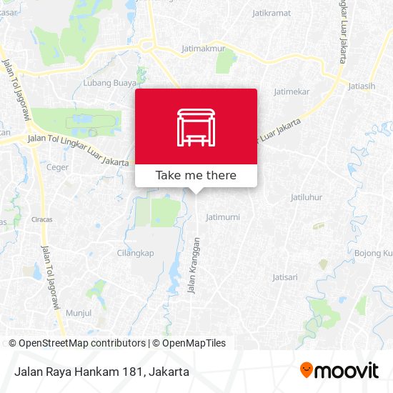 Jalan Raya Hankam 181 map