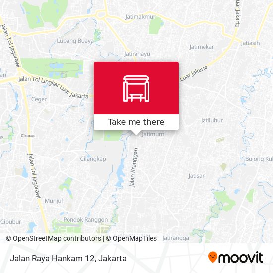 Jalan Raya Hankam 12 map