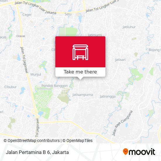 Jalan Pertamina B 6 map