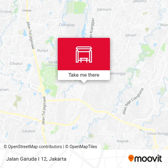 Jalan Garuda I 12 map