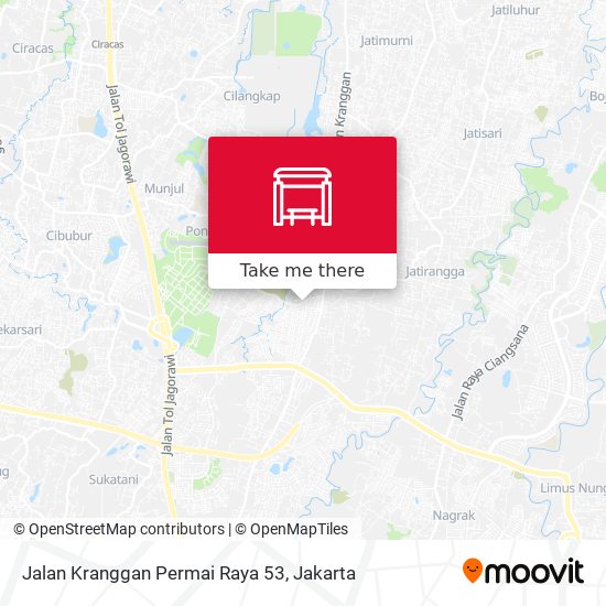 Jalan Kranggan Permai Raya 53 map