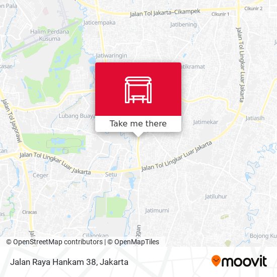 Jalan Raya Hankam 38 map