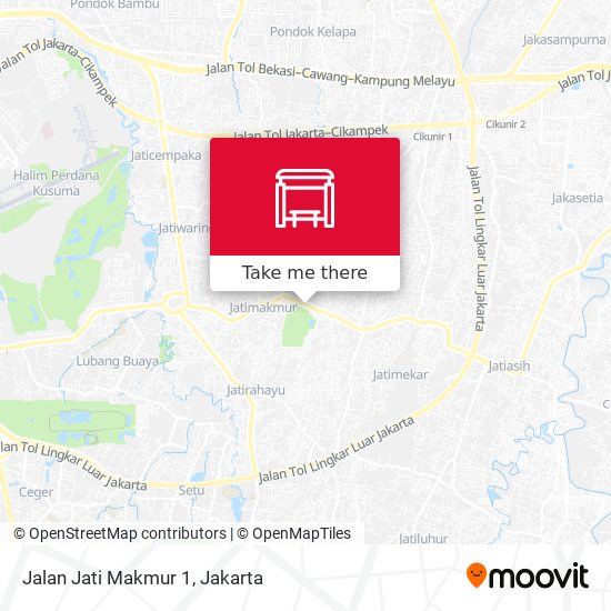Jalan Jati Makmur 1 map
