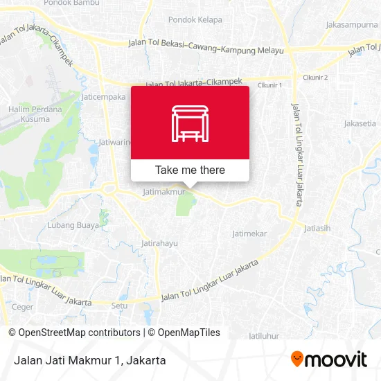 Jalan Jati Makmur 1 map