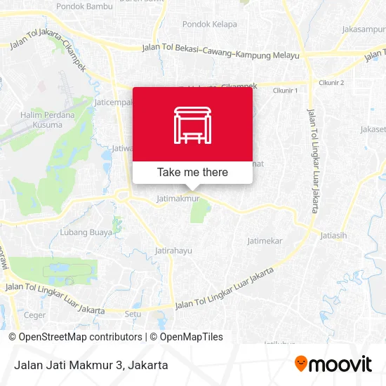 Jalan Jati Makmur 3 map