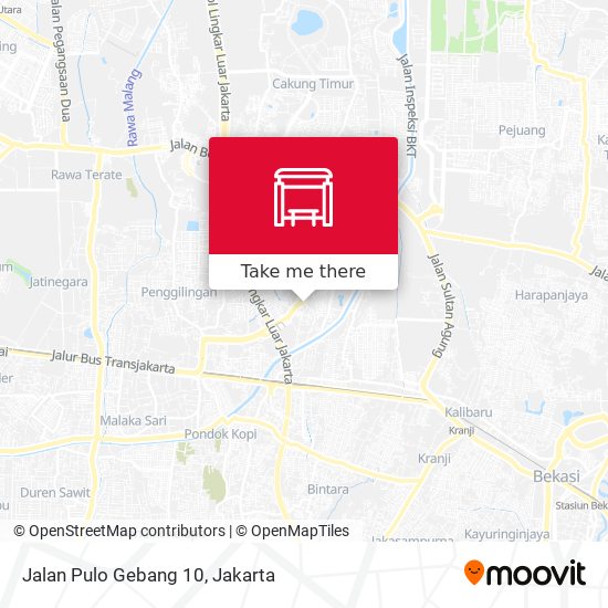 Jalan Pulo Gebang 10 map