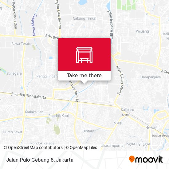 Jalan Pulo Gebang 8 map