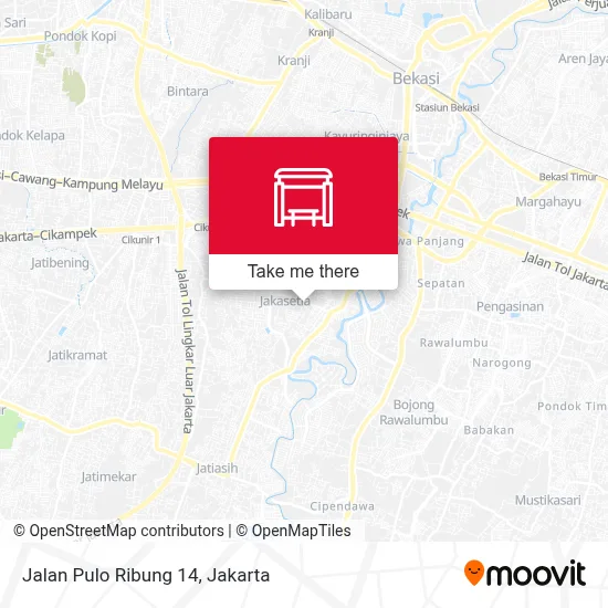 Jalan Pulo Ribung 14 map