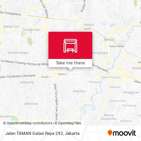 Jalan TAMAN Galaxi Raya 292 map