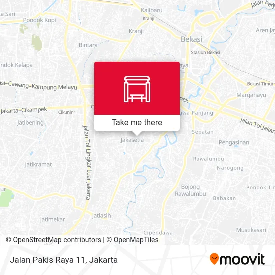 Jalan Pakis Raya 11 map