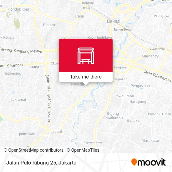 Jalan Pulo Ribung 25 map