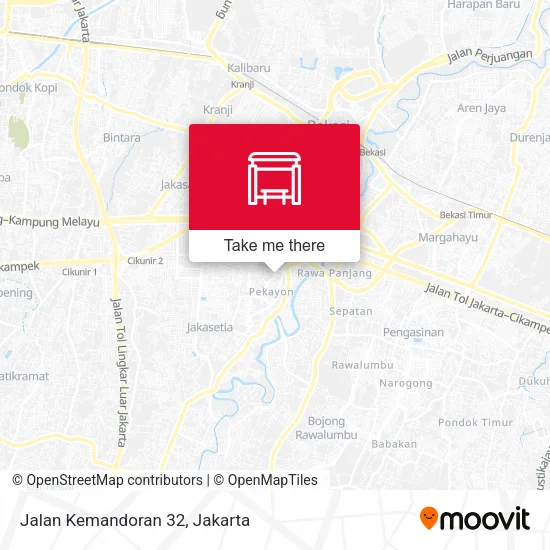 Jalan Kemandoran 32 map