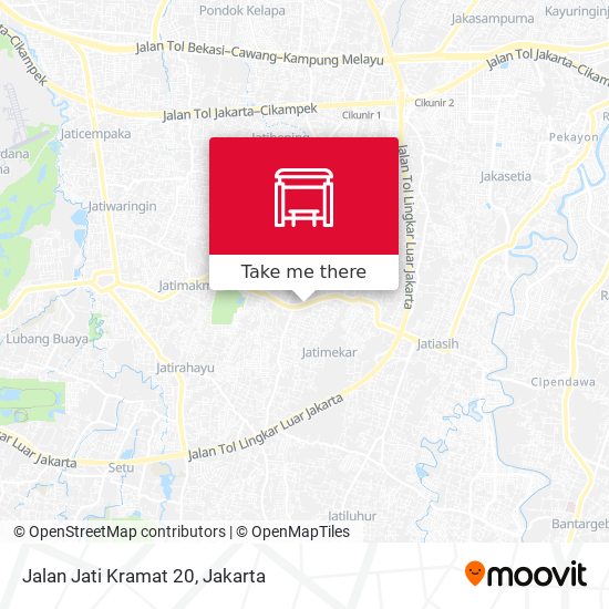Jalan Jati Kramat 20 map