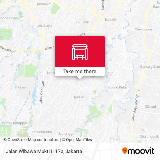 Jalan Wibawa Mukti II 17a map