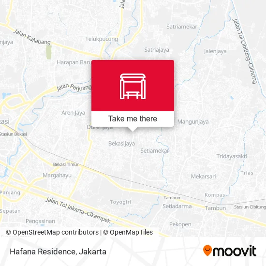Hafana Residence map