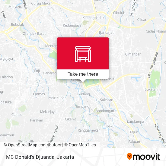MC Donald's Djuanda map