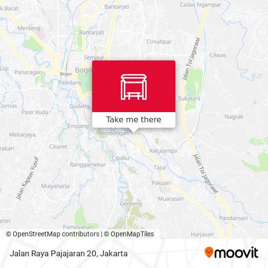 Jalan Raya Pajajaran 20 map