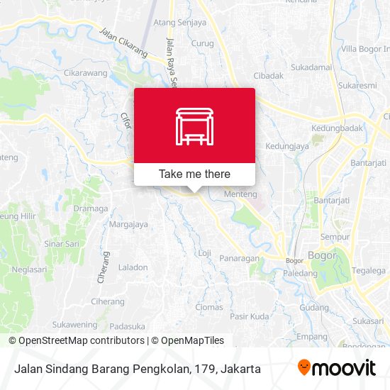 Jalan Sindang Barang Pengkolan, 179 map