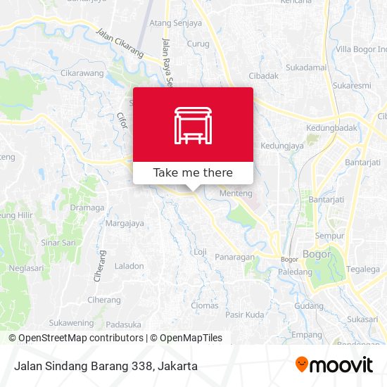 Jalan Sindang Barang 338 map