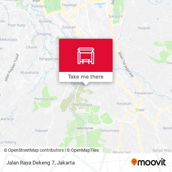 Jalan Raya Dekeng 7 map