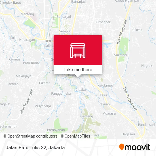 Jalan Batu Tulis 32 map