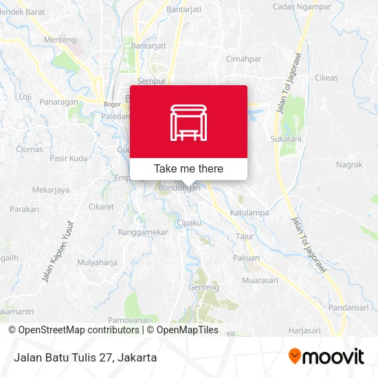 Jalan Batu Tulis 27 map