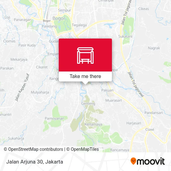 Jalan Arjuna 30 map