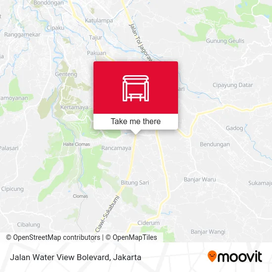 Jalan Water View Bolevard map