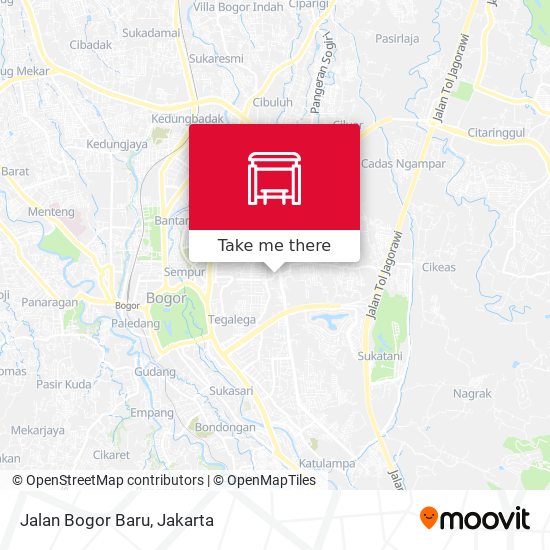 Jalan Bogor Baru map