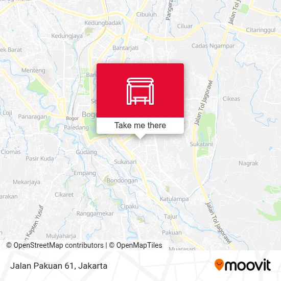 Jalan Pakuan 61 map